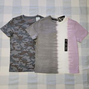 NWT Set of 2 Short Sleeve Shirts for Boys Size Medium